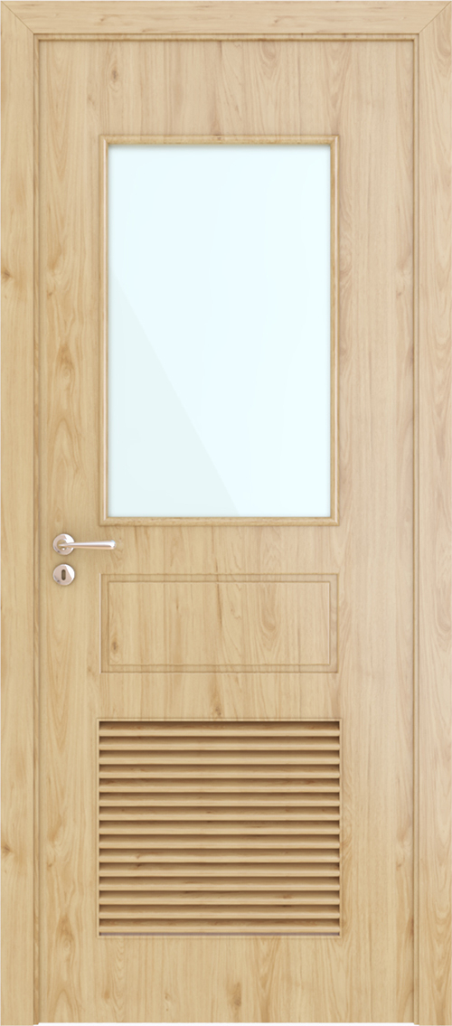 Cửa gỗ nhựa Composite 1 cánh TM-Luxury 13