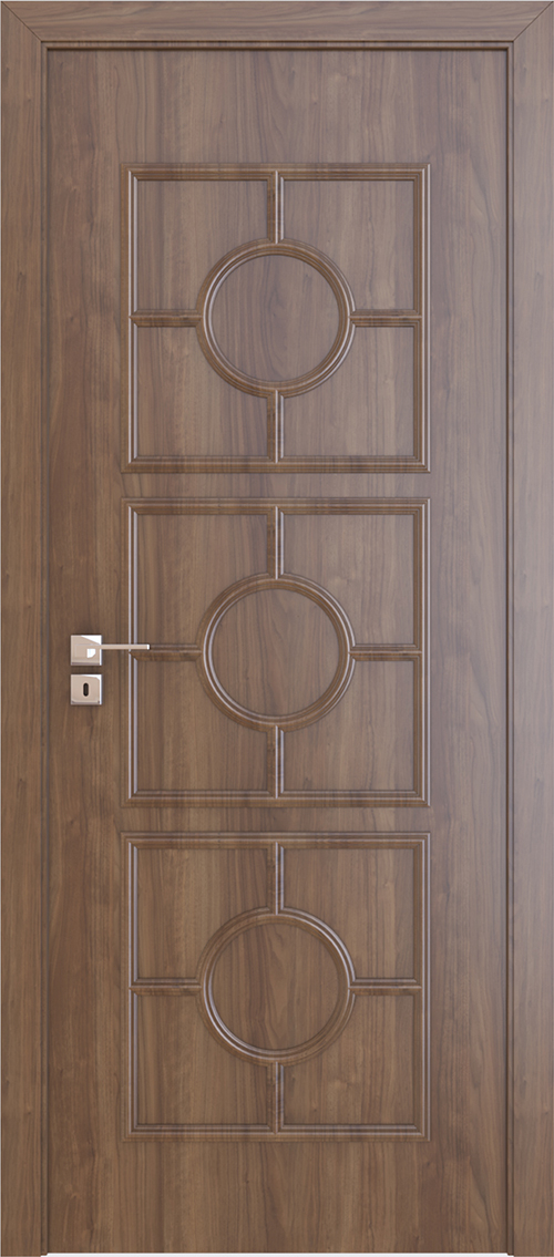 Cửa gỗ nhựa Composite 1 cánh TM-Luxury 18
