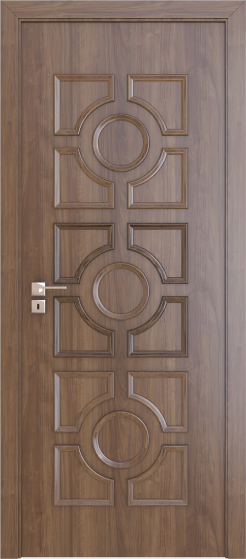 Cửa gỗ nhựa ABS 1 cánh TM-Eco 12