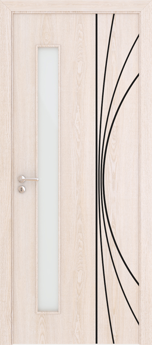 Cửa gỗ nhựa Composite 1 cánh TM-Luxury 04