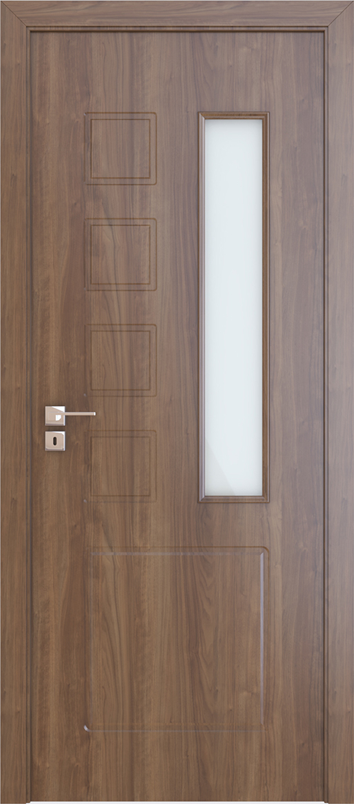 Cửa gỗ nhựa Composite 1 cánh TM-Luxury 14