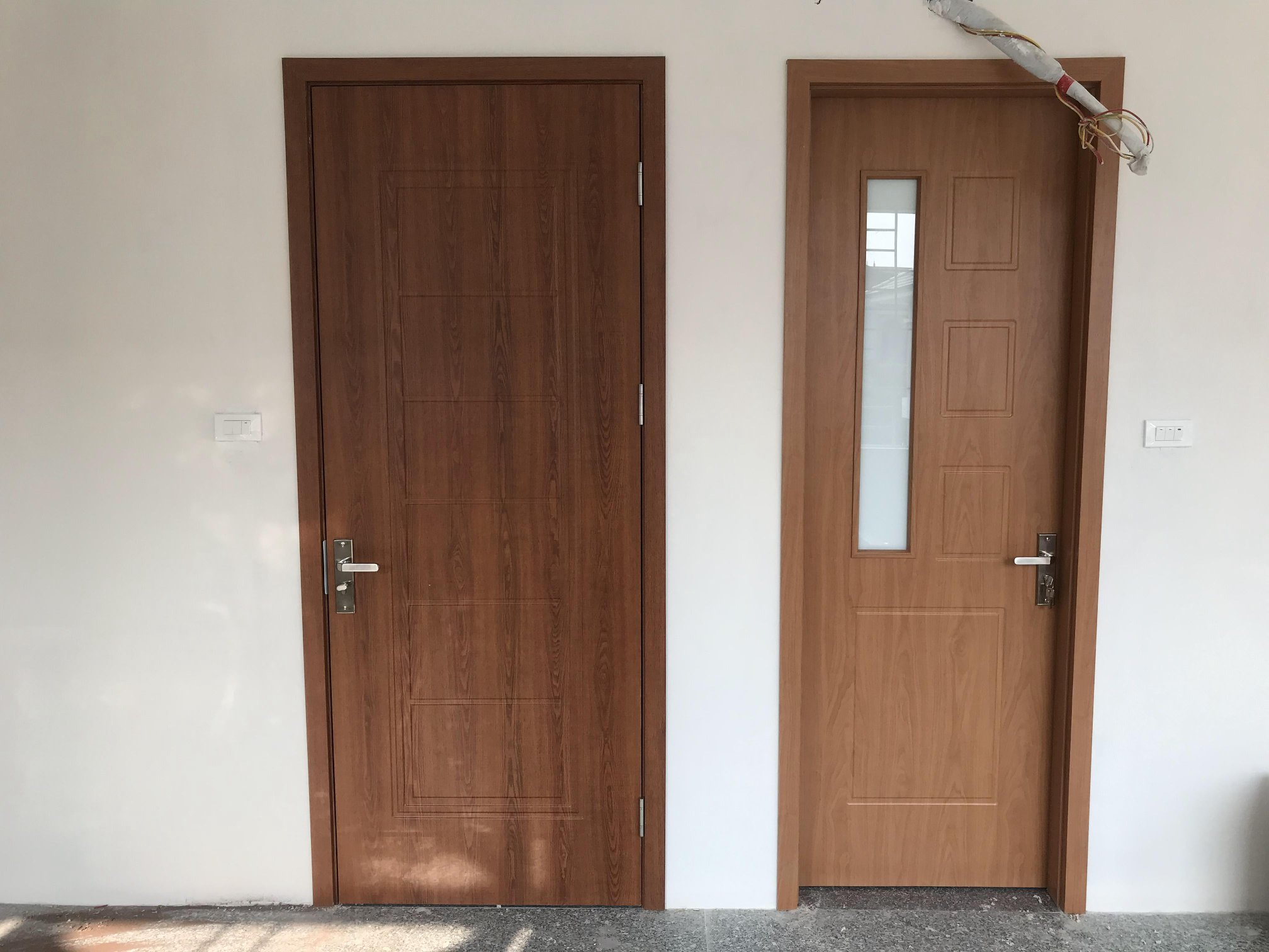Công trình Dương Nội, Hà Đông lắp đặt cửa gỗ