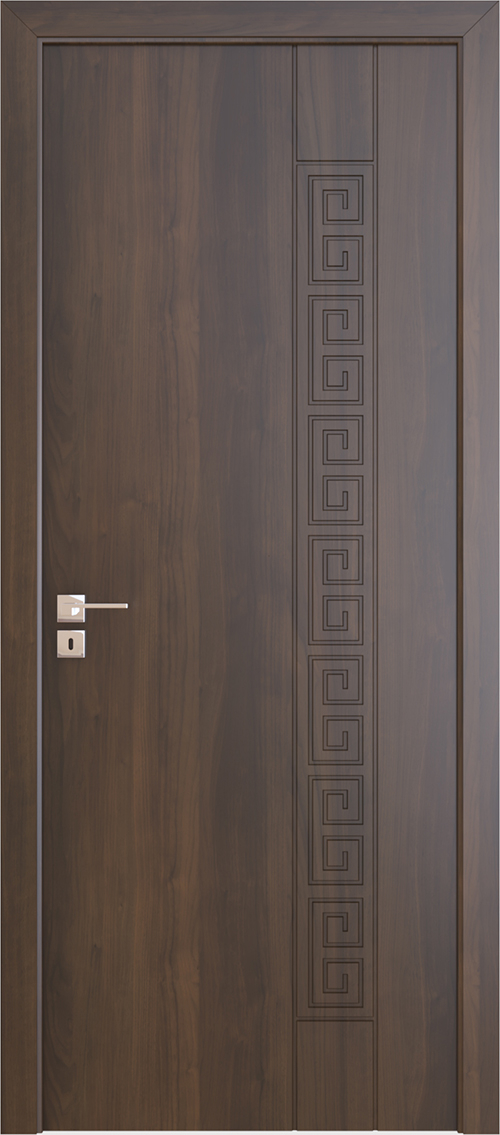 Cửa gỗ nhựa Composite 1 cánh TM-Luxury 12